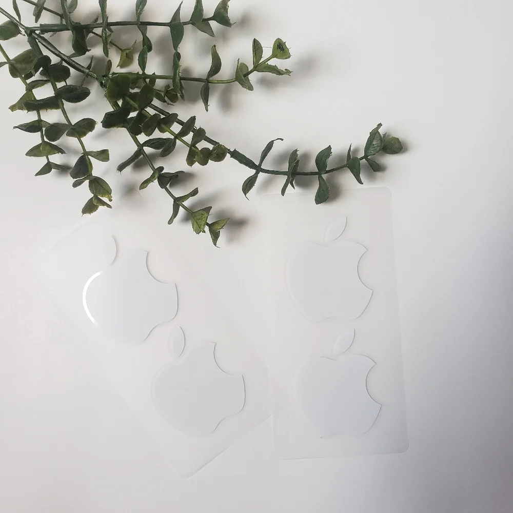 Apple logo stickers